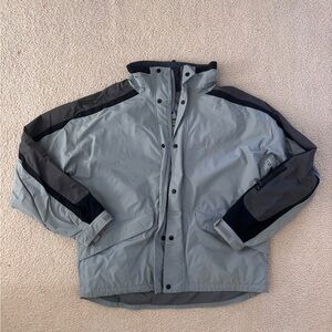Solstice Men's Gray and Black Performance Jacket